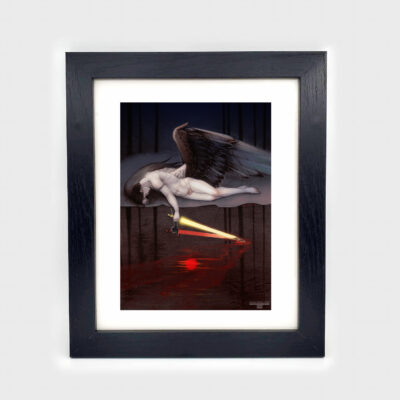 "Anguish of Azra" 11x14 Matted Print