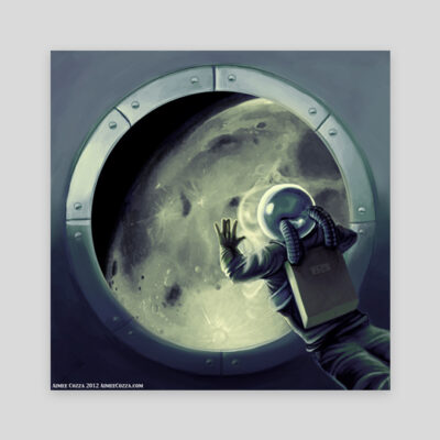 "The Porthole" 36x36 Metallic Print Standout