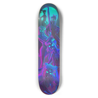 7.5" Vampire Scouts Holographic Skateboard