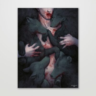 "Pile" Lustre Poster