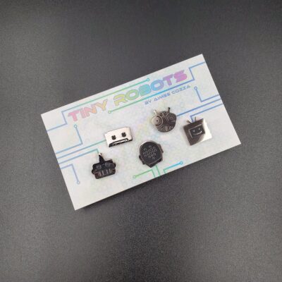 Tiny Robots Pin Set