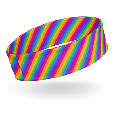 Angled Rainbow Headband